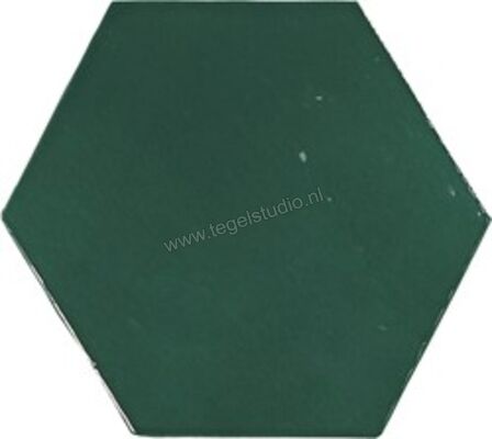 Wow Zellige Hexa Emerald 10.8x12.4 cm Wandtegel Glanzend Vlak WH1209 | 296624