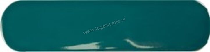 Wow Grace O Teal gloss 7.5x30 cm Wandtegel Glanzend Vlak WG0204 | 296977