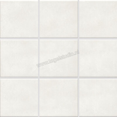 Jasba Pattern Weiß 10x10 cm Mozaiek Mat Vlak Ht-Veredeling 42000H | 29704
