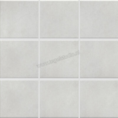 Jasba Pattern Grau 10x10 cm Mozaiek Mat Vlak Ht-Veredeling 42002H | 29708