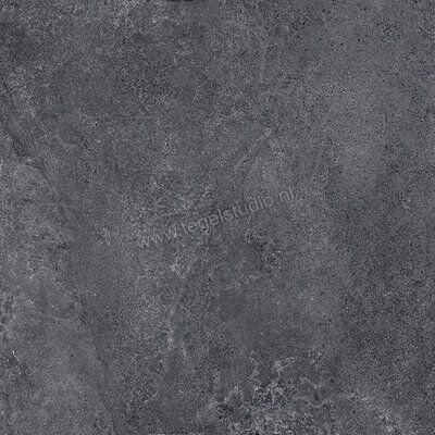  Sant Agostino Bergstone Black 15x15 cm Vloertegel / Wandtegel Mat Gestructureerd Naturale CSABEBLA15 | 297400