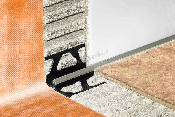  Schlüter Systems DILEX-EKE Hoekvoegprofiel PVC (polyvinylchloride) BW - zuiver wit Sterkte: 8 mm Lengte: 2,5 m EKEU8/O7BW | 298126