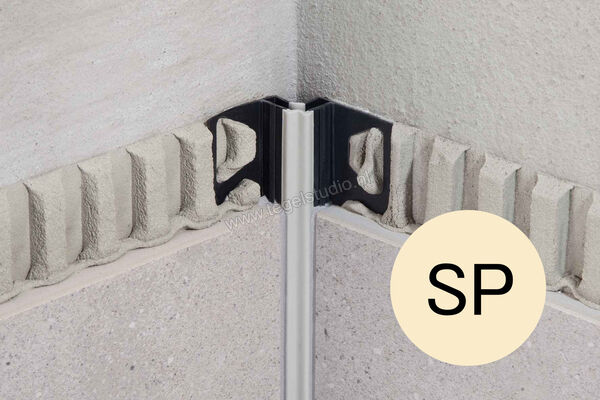  Schlüter Systems DILEX-EF Hoekvoegprofiel PVC (polyvinylchloride) SP - zacht perzik Sterkte: 8 mm Lengte: 2,5 m EF80SP | 298801