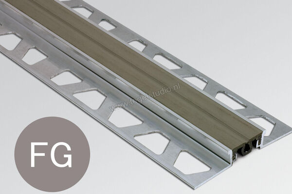  Schlüter Systems DILEX-AKSBT 30 Bouwscheidingsvoegprofiel Aluminium FG - voegengrijs Sterkte: 8 mm Breedte: 37 mm Lengte: 2,5 m AKS80BT30FG | 298810