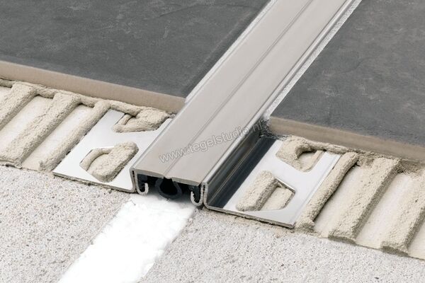 Schlüter Systems DILEX-AKSBT 20 Bouwscheidingsvoegprofiel Aluminium C - creme Sterkte: 12,5 mm Breedte: 27 mm Lengte: 2,5 m AKS125BT20C | 298828
