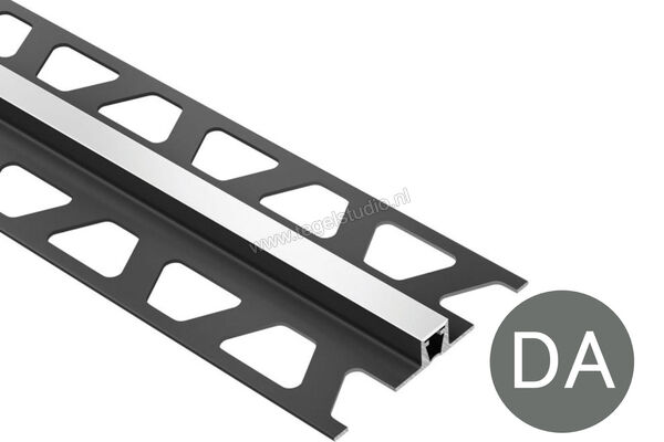 Schlüter Systems DILEX-BWB Bewegingsvoegprofiel PVC DA - donker antraciet Sterkte: 12,5 mm Lengte: 2,5 m BWB125DA | 298942