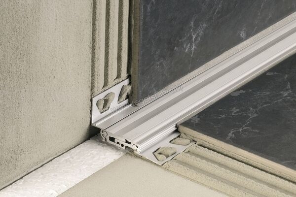  Schlüter Systems DILEX-BTO-AE Bouwscheidingsvoegprofiel Aluminium AE - Alu, bruut mat geanodiseerd Sterkte: 20 mm Lengte: 2,5 m AEBT200/O125 | 299023