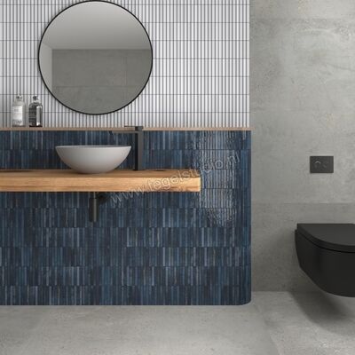 Dune Ceramica Kit-Kat Ocean 11.5x23.1 cm Decor Glanzend Gestructureerd Gloss 188860 | 299101