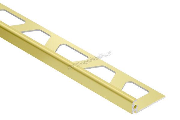  Schlüter Systems JOLLY-AM Afsluitprofiel Aluminium AM - Alu, messingkleurig mat geanodiseerd Sterkte: 10 mm Lengte: 2.5 m J100AM | 299557
