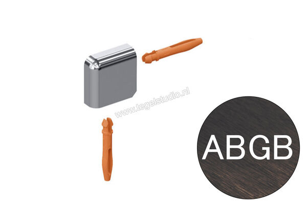  Schlüter Systems JOLLY-ABGB Buitenhoek 90° Aluminium ABGB - Alu, antiek brons geborsteld geanodiseerd Sterkte: 6 mm EV/J60ABGB | 302491