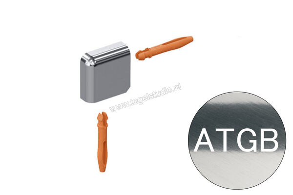  Schlüter Systems JOLLY-ATG Buitenhoek 90° Aluminium ATG - Alu, titanium glanzend geanodiseerd Sterkte: 11 mm EV/J110ATG | 302617