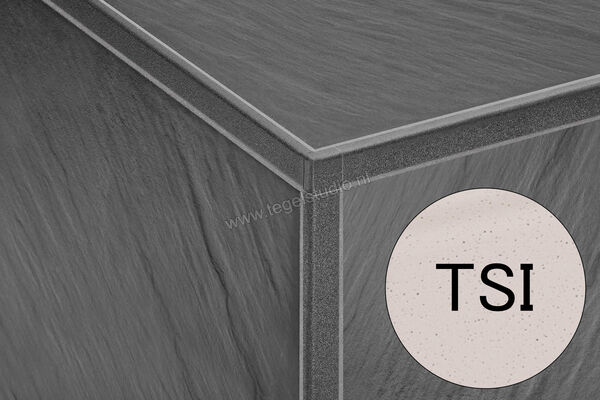 Schlüter Systems JOLLY-TSI Buitenhoek 90° Aluminium TSI - structuur-gecoat ivoor Sterkte: 12,5 mm EV/J125TSI | 302767