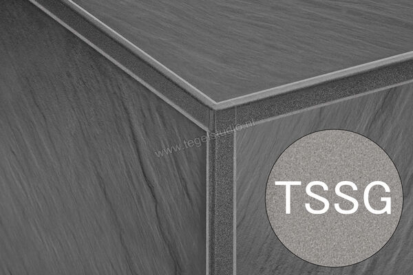 Schlüter Systems JOLLY-TSSG Buitenhoek 90° Aluminium TSSG - structuur-gecoat steengrijs Sterkte: 10 mm EV/J100TSSG | 302803