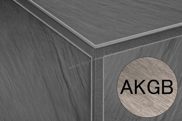  Schlüter Systems JOLLY-AKGB Buitenhoek 90° Aluminium AKGB - Alu, koper geborsteld geanodiseerd Sterkte: 12,5 mm EV/J125AKGB | 303217