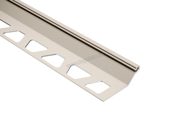 Schlüter Systems FINEC-SQ-TSC Aluminium TSC - structuur-gecoat crème Sterkte: 12,5 mm Lengte: 2,5 m FSQ125TSC | 304496