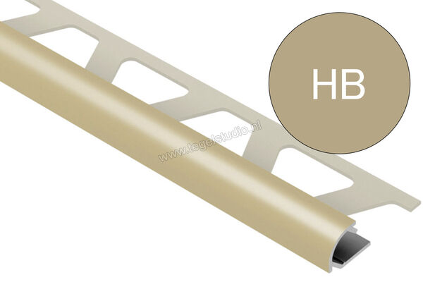 Schlüter Systems RONDEC-AC Afsluitprofiel Aluminium HB - lichtbeige Sterkte: 6 mm Lengte: 2,5 m RO60HB | 307076