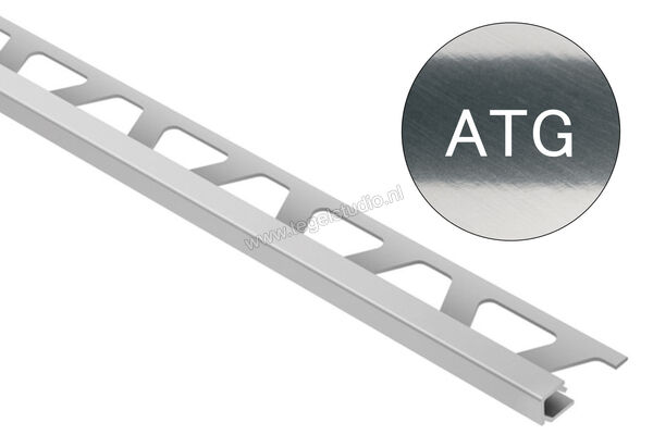 Schlüter Systems QUADEC-ATG Afsluitprofiel Aluminium ATG - Alu. titanium glanzend geanodiseerd Sterkte: 10 mm Lengte: 2,50 m Q100ATG | 308873