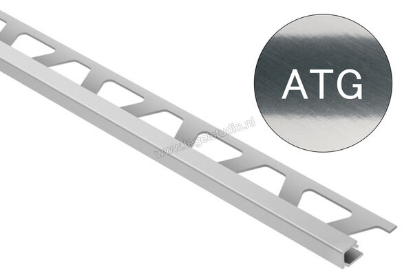 Schlüter Systems QUADEC-ATG Afsluitprofiel Aluminium ATG - Alu. titanium glanzend geanodiseerd Sterkte: 12,5 mm Lengte: 2,50 m Q125ATG | 308873
