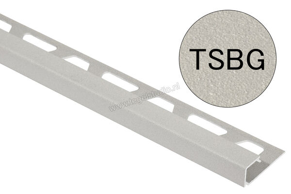 Schlüter Systems QUADEC-TSBG Afsluitprofiel Aluminium TSBG - structuur-gecoat beigegrijs Sterkte: 10 mm Lengte: 2,50 m Q100TSBG | 309296