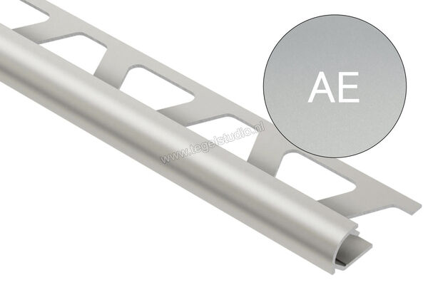 Schlüter Systems RONDEC-AE Afsluitprofiel Aluminium AE - Alu. bruut mat geanodiseerd Sterkte: 10 mm Lengte: 2,5 m RO100AE | 310631