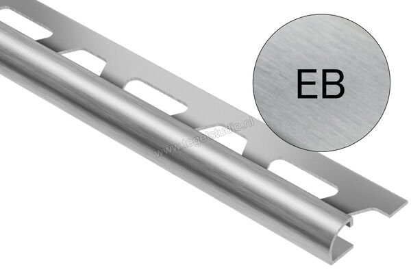 Schlüter Systems RONDEC-EB Afsluitprofiel Roestvast staal V2A geborsteld EB - Roestvast staal geborsteld Sterkte: 10 mm Lengte: 2,5 m RO100EB | 311171