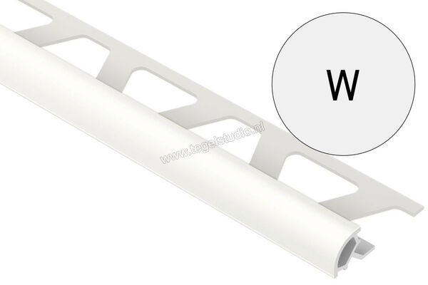 Schlüter Systems RONDEC-PRO Afsluitprofiel PVC W - wit Sterkte: 11 mm Breedte: 250 mm Lengte: 2,5 m PRO110W | 311297