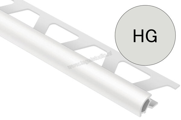 Schlüter Systems RONDEC-PRO Afsluitprofiel PVC HG - lichtgrijs Sterkte: 10 mm Breedte: 250 mm Lengte: 2,5 m PRO100HG | 311351