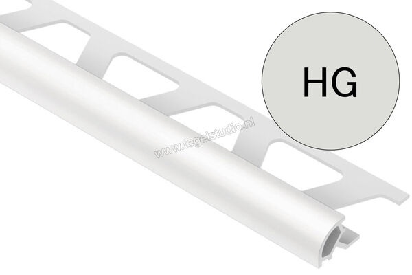 Schlüter Systems RONDEC-PRO Afsluitprofiel PVC HG - lichtgrijs Sterkte: 8 mm Breedte: 250 mm Lengte: 2,5 m PRO80HG | 311351