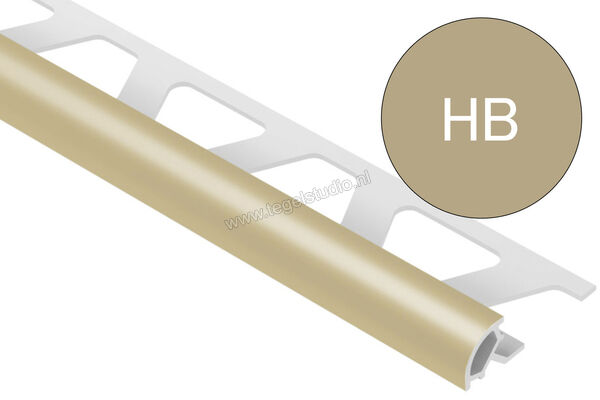 Schlüter Systems RONDEC-PRO Afsluitprofiel PVC HB - lichtbeige Sterkte: 10 mm Breedte: 250 mm Lengte: 2,5 m PRO100HB | 311360