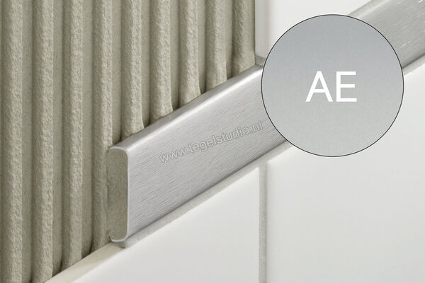 Schlüter Systems DESIGNLINE-AE Decor profiel AE - Alu. bruut mat geanodiseerd Sterkte: 6 mm Breedte: 25 mm Lengte: 2,5 m DL625AE | 312551