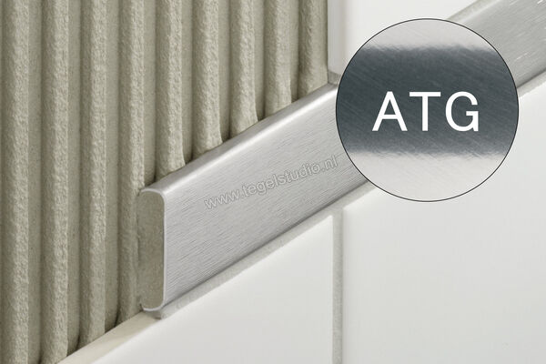 Schlüter Systems DESIGNLINE-ATG Decor profiel ATG - Alu. titanium glanzend geanodiseerd Sterkte: 6 mm Breedte: 25 mm Lengte: 2,5 m DL625ATG | 312632