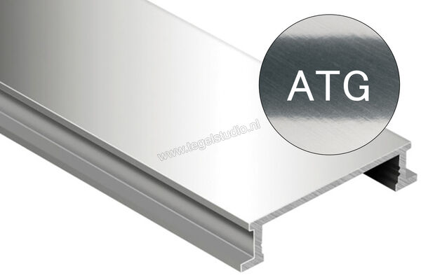 Schlüter Systems DESIGNLINE-ATG Decor profiel ATG - Alu. titanium glanzend geanodiseerd Sterkte: 6 mm Breedte: 25 mm Lengte: 2,5 m DL625ATG | 312635