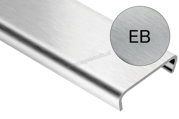  Schlüter Systems DESIGNLINE-E Decor profiel E - Roestvast stal Sterkte: 6 mm Breedte: 25 mm Lengte: 2,5 m DL625E | 312653