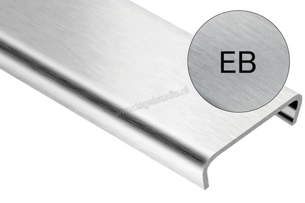 Schlüter Systems DESIGNLINE-EB Decor profiel EB - Roestvast staal geborsteld Sterkte: 6 mm Breedte: 25 mm Lengte: 2,5 m DL625EB | 312662