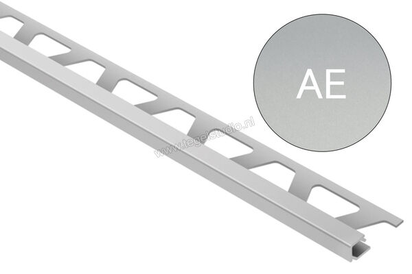 Schlüter Systems QUADEC-AE Afsluitprofiel Aluminium AE - Alu. bruut mat geanodiseerd Sterkte: 11 mm Lengte: 2,50 m Q110AE | 312671