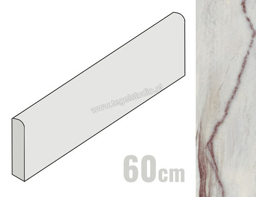  Sant Agostino Star Marble Purple 7.3x60 cm Plint Mat Vlak Naturale CSABSMPU60 | 313730