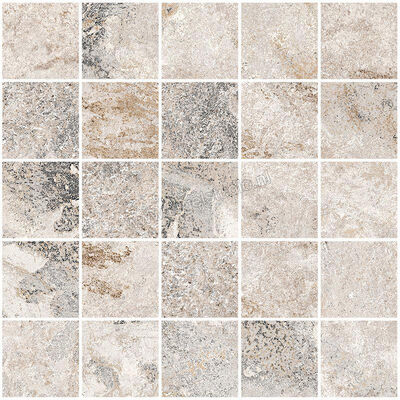  Sant Agostino Metastone Mud 30x30 cm Mozaiek 5x5 Mat Vlak Naturale CSAMMSMU30 | 314597