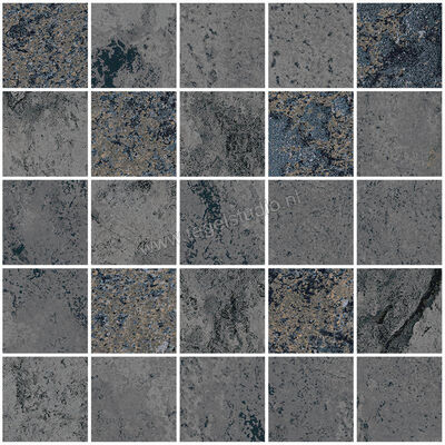  Sant Agostino Metastone Night 30x30 cm Mozaiek 5x5 Mat Vlak Naturale CSAMMSNI30 | 314609