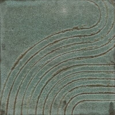 Wow Enso Wabi Green 12.5x12.5 cm Decor Mat Vlak WE1503 | 316048