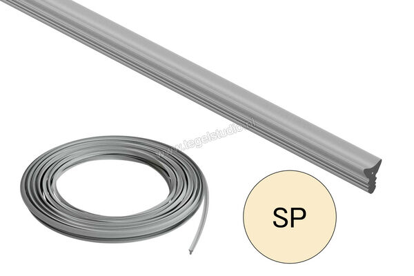 Schlüter Systems DILEX-FIS Inlage 30 m Rol Silicon SP - zacht perzik Sterkte: 7 mm Breedte: 3,5 mm Lengte: 30 m FIS300SP | 317200