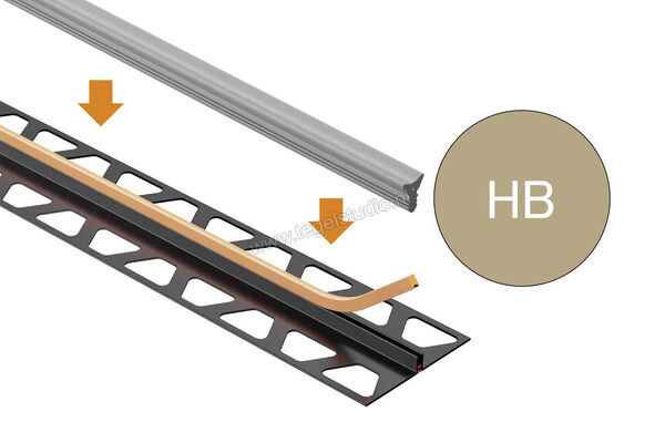 Schlüter Systems DILEX-FIS Inlage 30 m Rol Silicon HB - lichtbeige Sterkte: 7 mm Breedte: 3,5 mm Lengte: 30 m FIS300HB | 317242