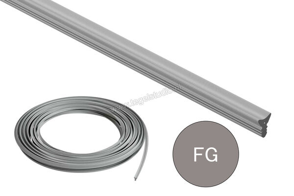 Schlüter Systems DILEX-FIS Inlage 30 m Rol Silicon FG - voegengrijs Sterkte: 7 mm Breedte: 3,5 mm Lengte: 30 m FIS300FG | 317290