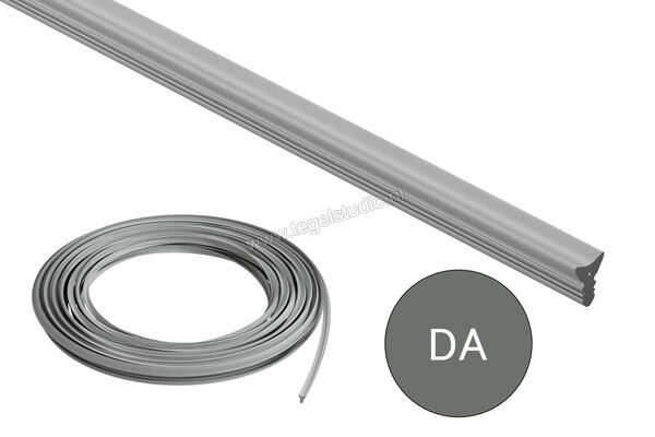 Schlüter Systems DILEX-FIS Inlage 30 m Rol Silicon DA - donker antraciet Sterkte: 7 mm Breedte: 3,5 mm Lengte: 30 m FIS300DA | 317305