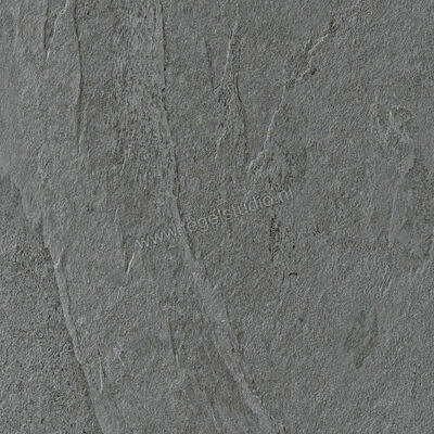 Lea Ceramiche Waterfall Gray Flow 60x60 cm Vloertegel / Wandtegel Glanzend Gestructureerd Lappato LGWWFX1 | 31754