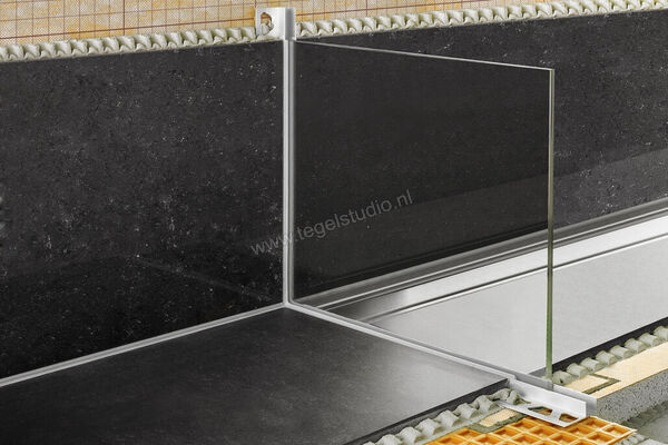  Schlüter Systems DECO-SG-EB SG110EB12 Decor profiel Edelstahl V4A gebürstet Sterkte: 11 mm Breedte: 12 mm Lengte: 2,5 m SG110EB12 | 319948