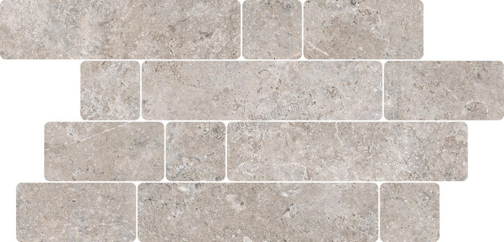  NovaBell Landstone Gravel 30x60 cm Special Muretto Circle Mat Gestructureerd Naturale LST118N | 320056