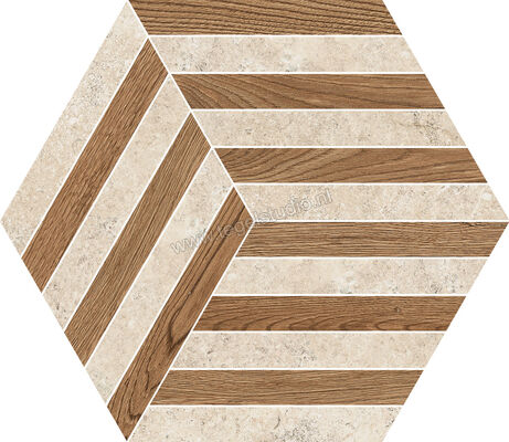  NovaBell Landstone Clay 35x40 cm Vloertegel / Wandtegel Mat Gestructureerd Naturale LST449N | 320218