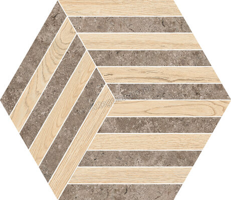  NovaBell Landstone Earth 35x40 cm Vloertegel / Wandtegel Mat Gestructureerd Naturale LST669N | 320224
