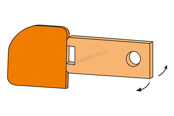 Schlüter Systems RONDEC-EB EK/RO70EB Eindkap Sterkte: 7 mm EK/RO70EB | 320449