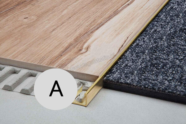  Schlüter Systems SCHIENE-BASIC-A Afsluitprofiel Aluminium A - Aluminium Sterkte: 6 mm Lengte: 1,00 m ABS60/100 | 320686